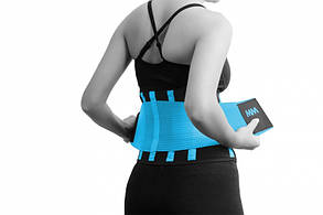 Пояс компресійний MadMax MFA-277 Slimming belt Black/turquoise S MFA-277-TRQ_S SP