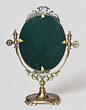Косметичне дзеркало "Овальне" з бронзи, фото 3