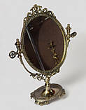 Косметичне дзеркало "Овальне" з бронзи, фото 2