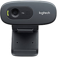 Веб-камера 720p HD Logitech С270 (860-000441, V-U0018) USB чорна з сірим бу