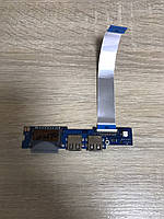 Плата USB card reader для ноутбука Samsung 530U / 535U