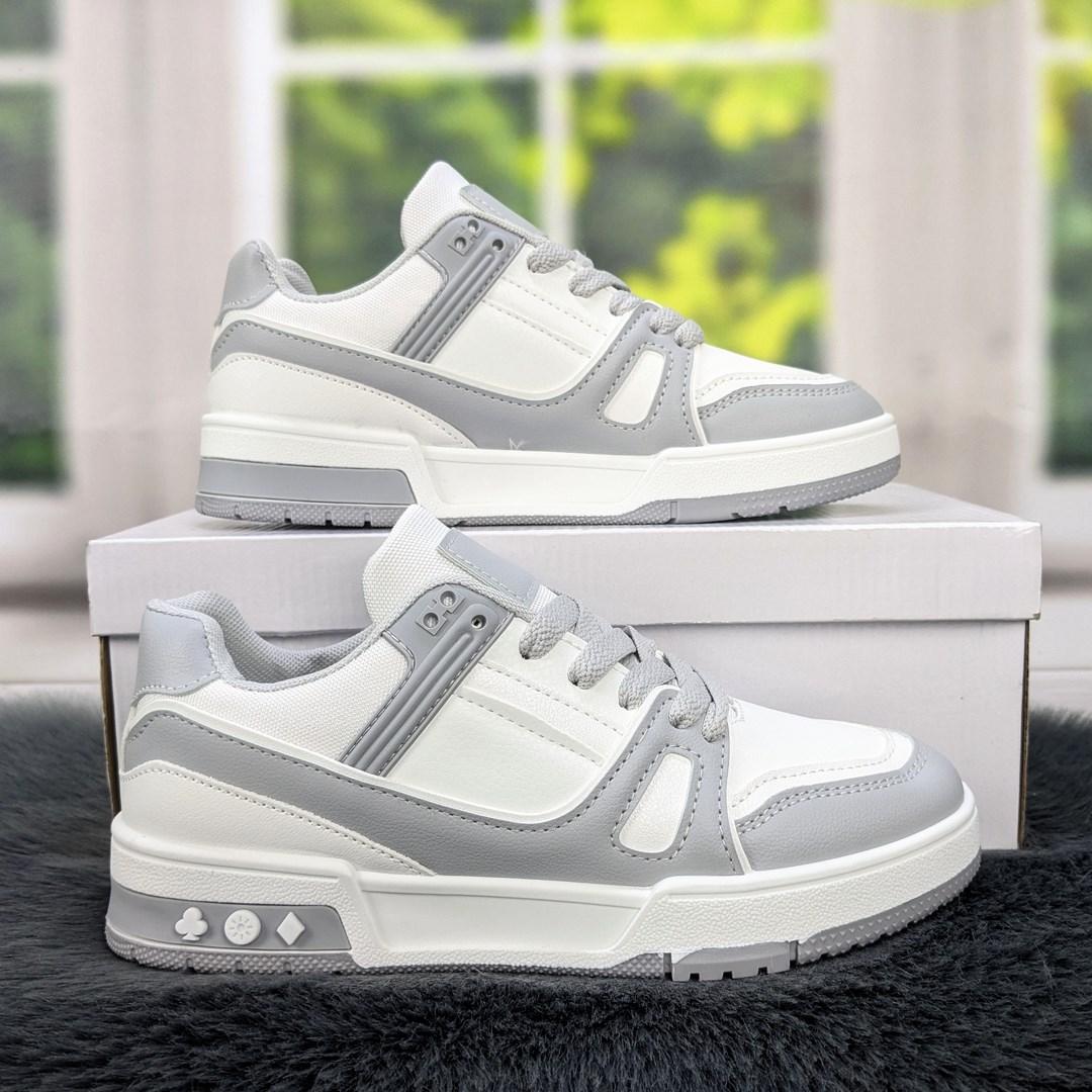 Кросівки жіночі білі з сірим демісезонні HOROSO 4430, фото 1