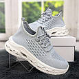 Кросівки жіночі текстильні сірі весняно-літні Kamengsi 4429, фото 2