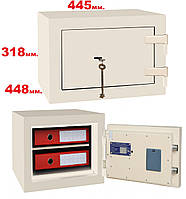 Вогнестійкий сейф меблевий Griffon FSL.32.K CREAM, сейф для грошей, сейф для документів, сейф для пістолета