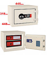 Вогнестійкий сейф меблевий Griffon FSL.32.E CREAM, сейф для грошей, сейф для документів, сейф для пістолета