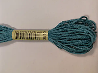 Нить для вышивки мулине СХС 3810 бирюзовый цвет