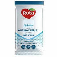 Ruta Selesta antibacterial влажные салфетки 15шт.