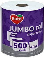 Полотенца бумажные "Ruta Jumbo" 1рул.2слоя белые