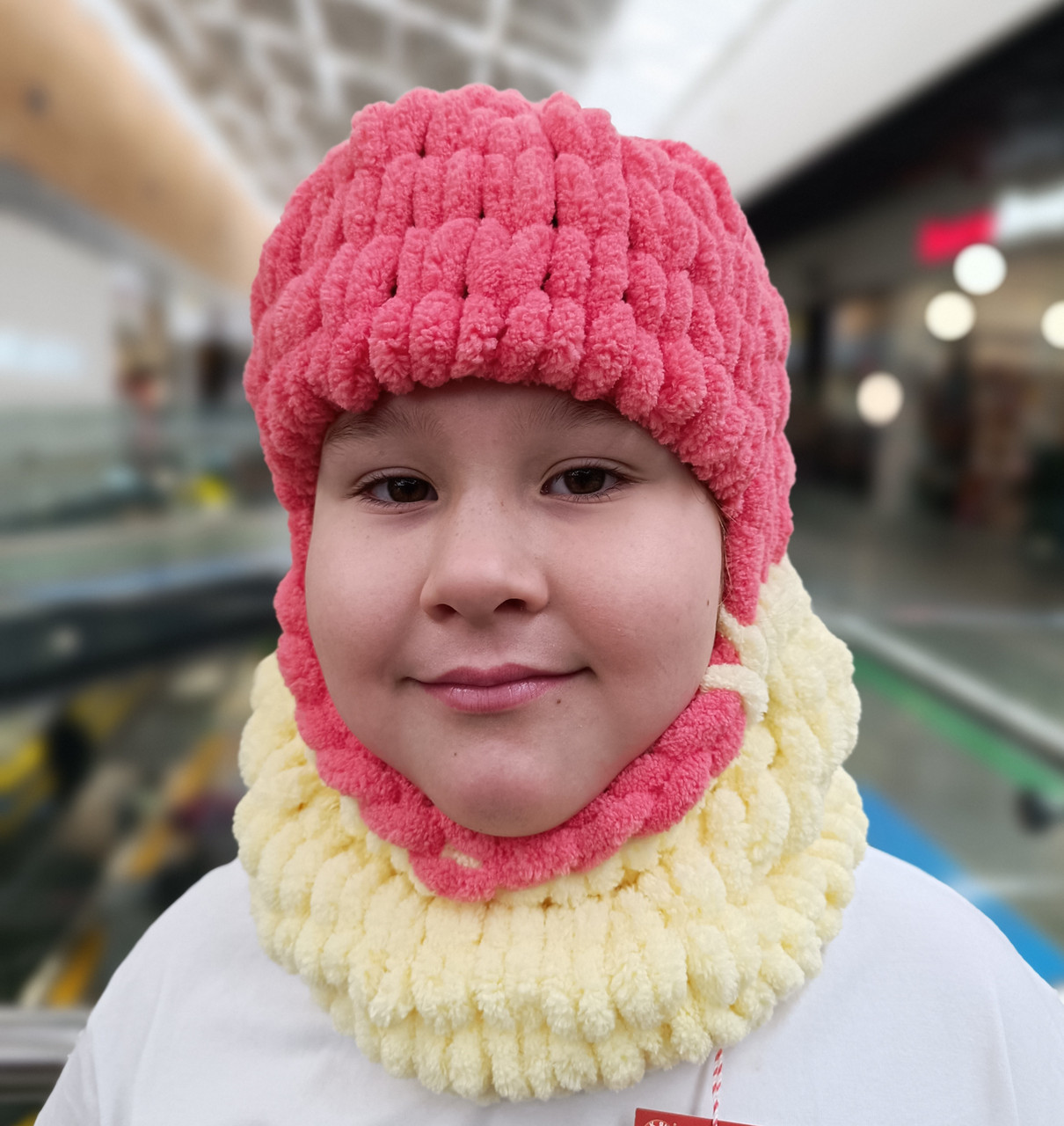 Дитяча в'язана балаклава