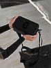 Жіноча сумка Marc Jacobs The Snapshot Total Black (Чорна) сумка Крос Боді-екошкіра на 2 відділення MJ, фото 4