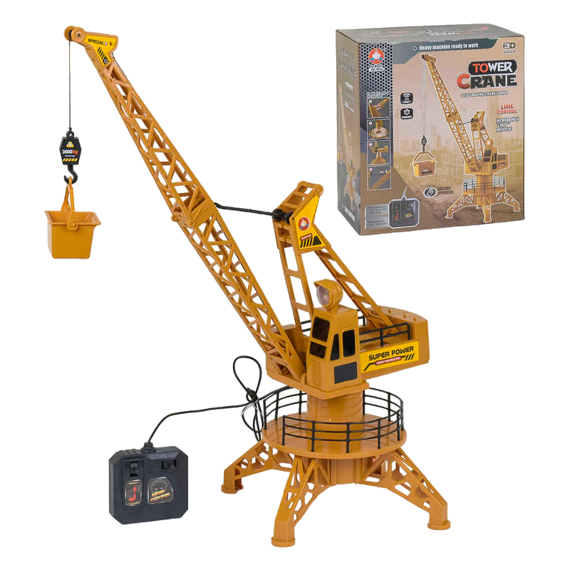 Кран на дистанційному керуванні з підсвіткою на батарейках 53 см Tower Crane