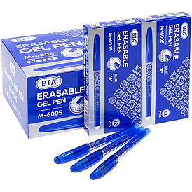 Ручка гелева "пише-стирає" синя (BIA M-6005)
