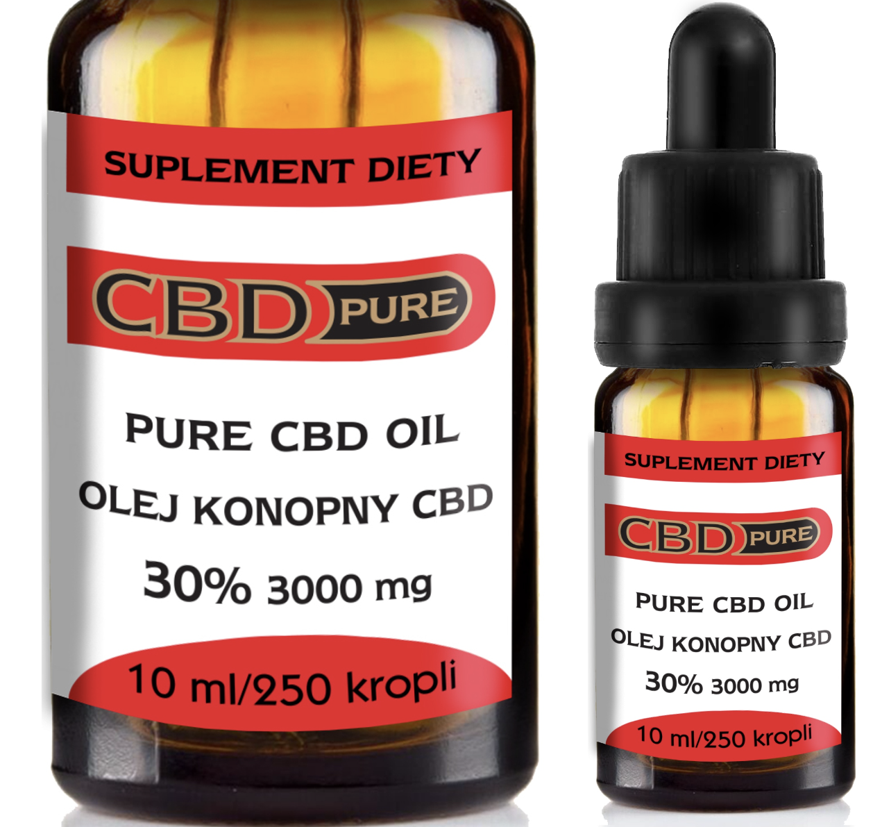 Олія КБД CBD oil 30% Pure Польща