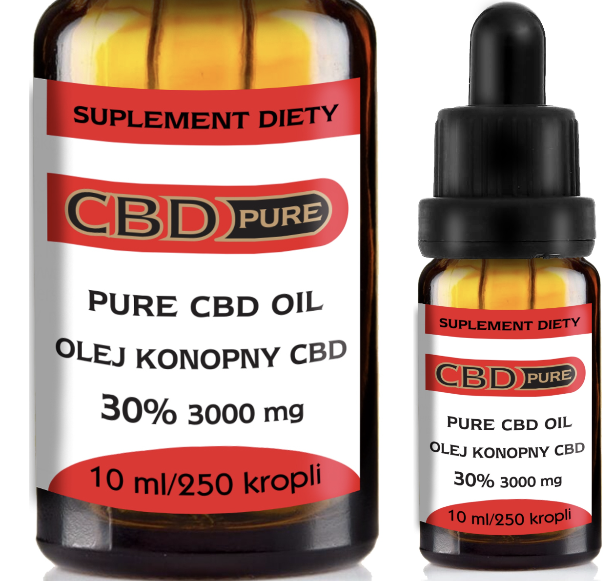 Олія КБД CBD oil 30% Pure Medic Польща