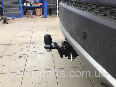 Фаркоп Hyundai Grand Santa Fe 2013-2019 (Хендай Гранд Санта Фе) вставка під квадрат, фото 1