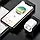 Bluetooth-гарнітура Borofone BW25 TWS White Красиві навушники Бездротові навушники на подарунок, фото 5