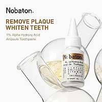 Nobaton Whitening Toothpaste 1% Fruit Acid Професійна інноваційна зубна паста в ампулах 35 г