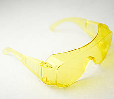 Окуляри захисні VIROK полікарбонат, жовті ,покриття від запотівання та подряпин,відкриті (72)