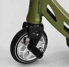 Міцний трюковий самокат Best Scooter Freestyle N-56307 Чорний / Олива Самокат трюковий посилена рама, фото 4