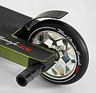 Міцний трюковий самокат Best Scooter Freestyle N-56307 Чорний / Олива Самокат трюковий посилена рама, фото 7