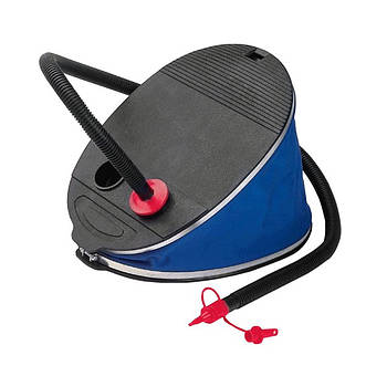 Насос підлоговий ножний-жаба Intex для накачування надувного басейну та матраца 30 см 68610 Насос для човна