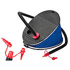 Насос підлоговий ножний-жаба Intex для накачування надувного басейну та матраца 30 см 68610 Насос для човна, фото 3