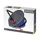 Насос підлоговий ножний-жаба Intex для накачування надувного басейну та матраца 30 см 68610 Насос для човна, фото 7