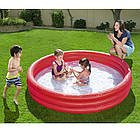 Дитячий надувний басейн на 183 х 33 см на 3 кільця для діток 480 л Bestway 51027 принт Мерехтіння, фото 2