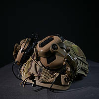 Тактичний Балістичний Комплект Шолому Койот Каска Захисна Шолом для Військових Каска з Навушниками M32