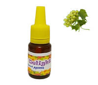 Жидкий пищевой ароматизатор Белый виноград вкусовая добавка Delight 10 мл
