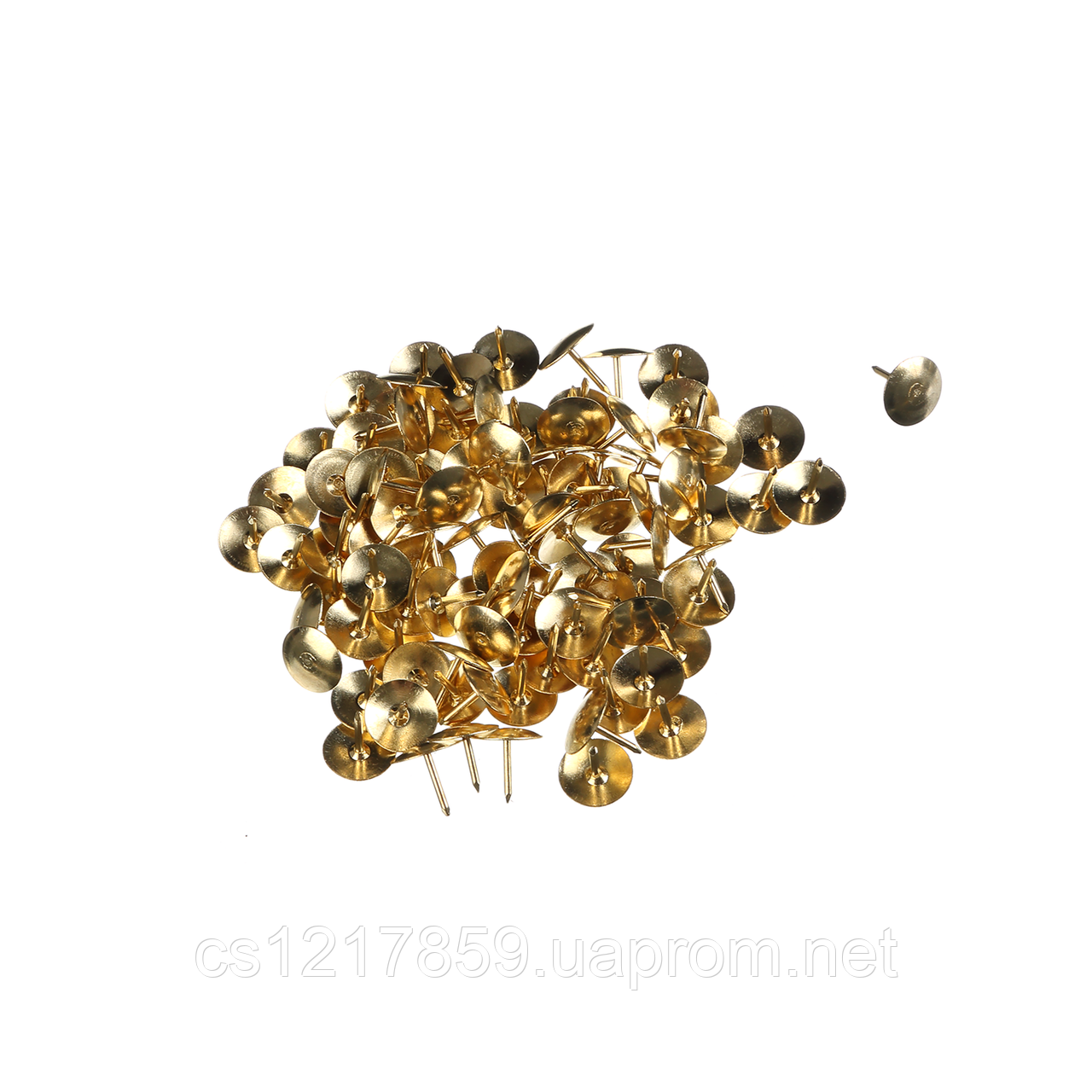 Кнопки золотистые 100шт BM.5103 - фото 4 - id-p239190406