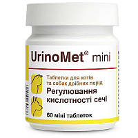 УріноМет міні (регулятор кислотності) 60 таблеток для собак та котів