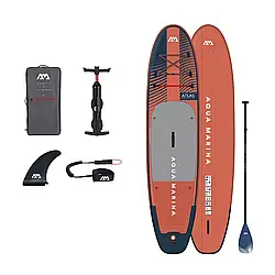 SUP дошка для веслування стоячи Aqua-Marina Atlas Sky Glider Advanced All-Around 12.0 iSUP. Купити дошку Аквамарину