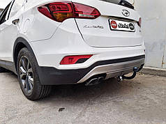 Фаркоп Hyundai Santa Fe 3 2012-2018 (Хендай Санта Фе 3) без підрізу бампера