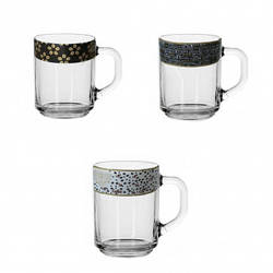 Кухоль декорований Кава МІКС 200 мл  відведення 8108/1335