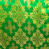 Парча церковна, цвіт зелений (ш.145 см)