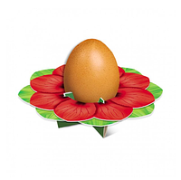 Паперова декоративна підставка для Великодніх яєць"Мак"(1 яйце)(1 шт)
