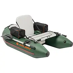Надувна човен Kolibri K-180F гребна одномісна з пайолом AirDeck вантажопідйомність 200 кг колір зелений