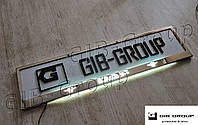 LED Рамка номерного знака с надписью и логотипом "DAF"
