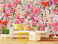 "Цветочная композиция" флизелиновые фотообои, декор для дома 368*245 см