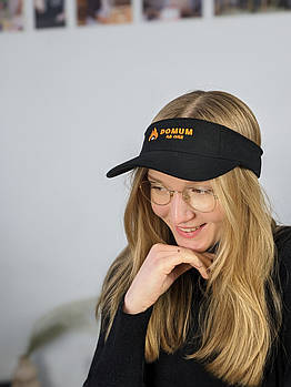 Кепка козирок з вашим логотипом Чорна