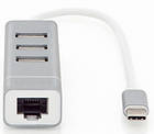 Digitus USB Type-C, 3xUSB+Fast Ethernet, фото 3