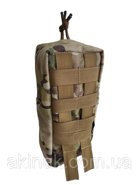 Подсумок утилитарный тактический Akinak EDC (10х22х8см) MOLLE - фото 3 - id-p1661054663