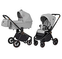 Коляска универсальная CARRELLO Epica/G CRL-8510/1 (2in1) Silver Grey Mila