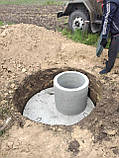 Кільця бетонні каналізаційні для колодязів, фото 8