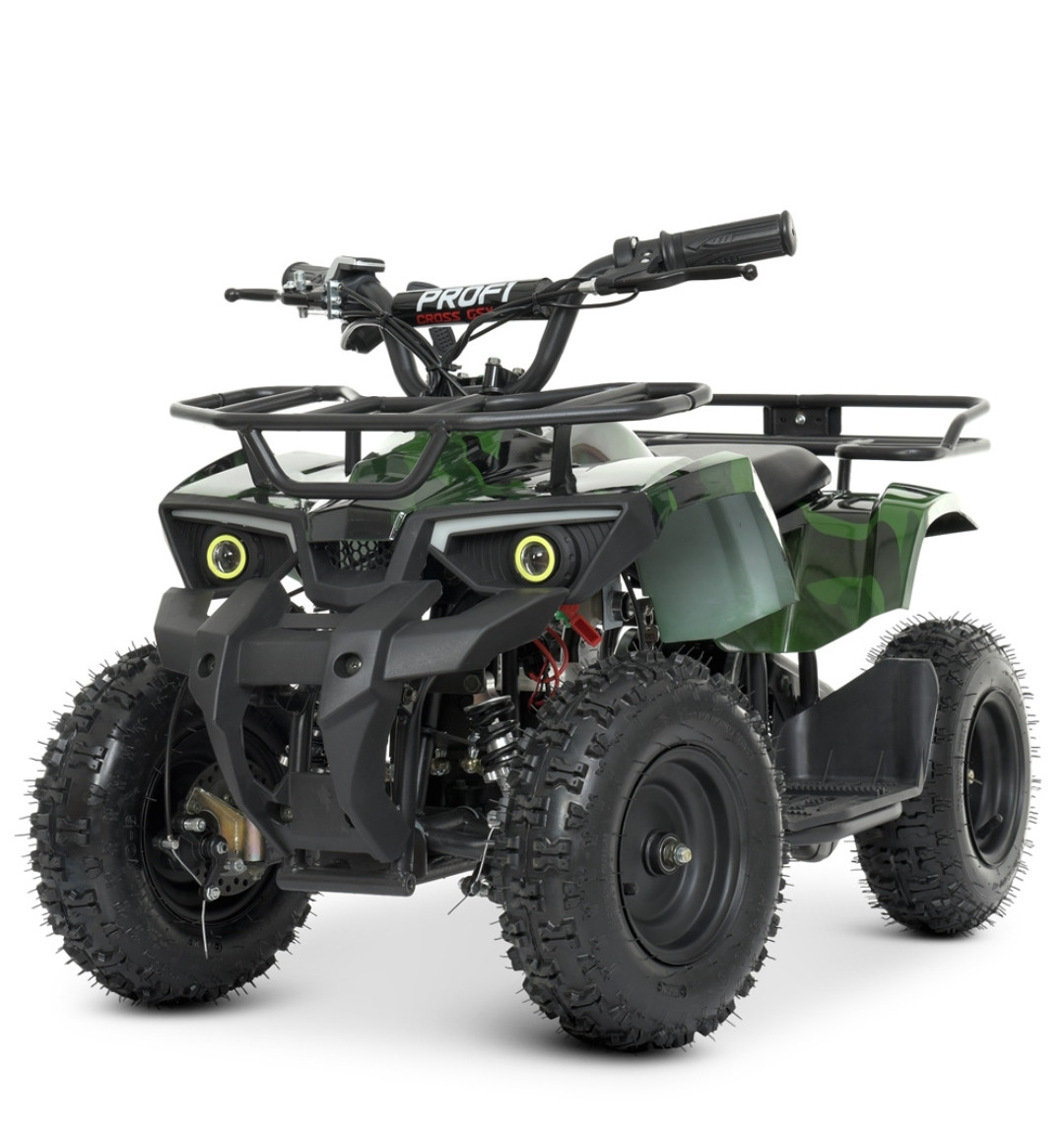 Електроквадроцикл HB-ATV800AS-10 Мотор 800W, 3акк12A/12V, скорпіон22 км/год, до 65 кг, камуфл. Mila