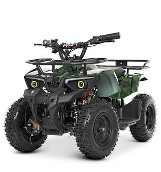 Електроквадроцикл HB-ATV800AS-10 Мотор 800W, 3акк12A/12V, скорпіон22 км/год, до 65 кг, камуфл. Mila