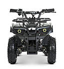 Електроквадроцикл HB-ATV800AS-19 Двигун 800 Вт, 34kk12A/12V, швидкість 22 км/год, до 65 кг, вуглець Mila, фото 3