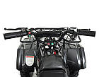 Електроквадроцикл HB-ATV800AS-19 Двигун 800 Вт, 34kk12A/12V, швидкість 22 км/год, до 65 кг, вуглець Mila, фото 4