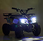 Електроквадроцикл HB-ATV800AS-19 Двигун 800 Вт, 34kk12A/12V, швидкість 22 км/год, до 65 кг, вуглець Mila, фото 9
